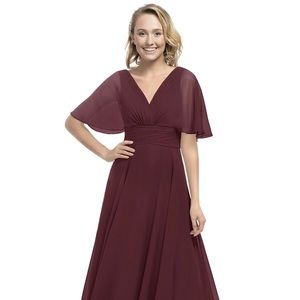 cabernet mother of the bride dresses